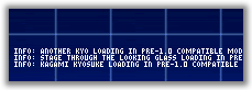 top debug text